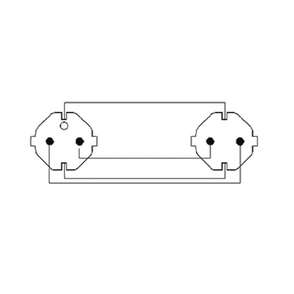 Procab CAB465/10-G Stroomkabel Verlengkabel 10 Meter