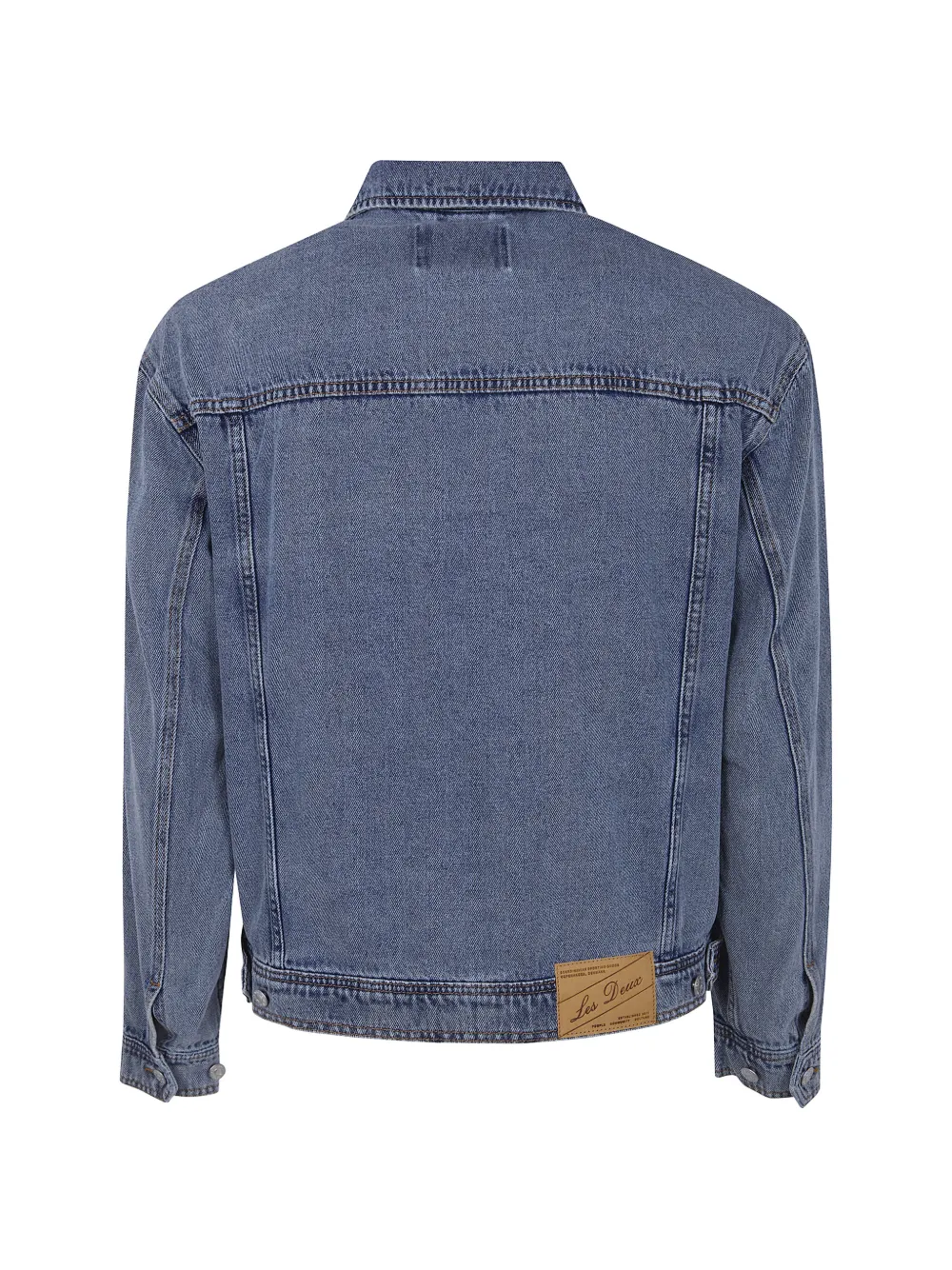 Les Deux buttoned flap-pocket jacket - Blauw