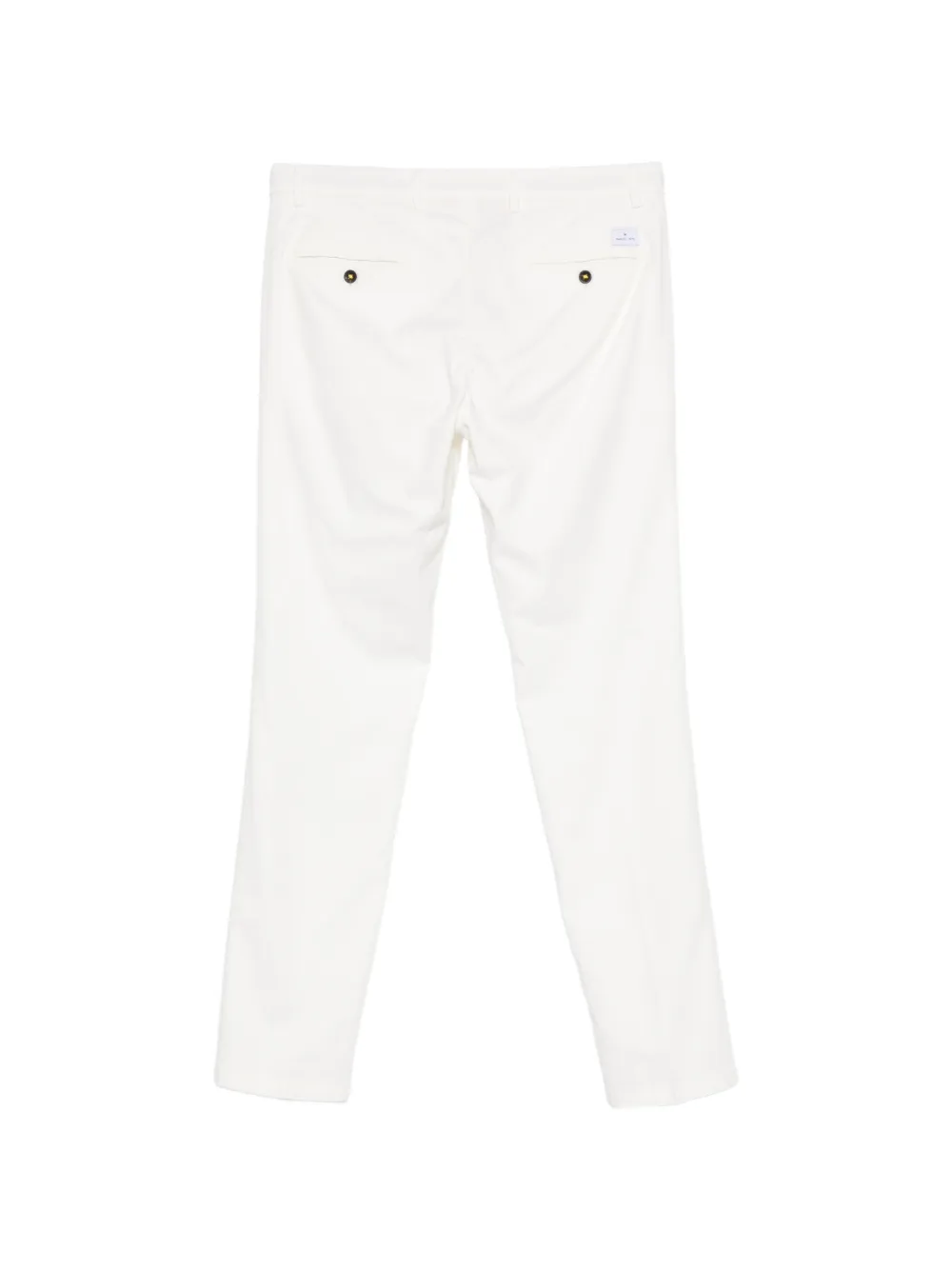 Manuel Ritz Slim-fit broek met micro-textuur - Wit