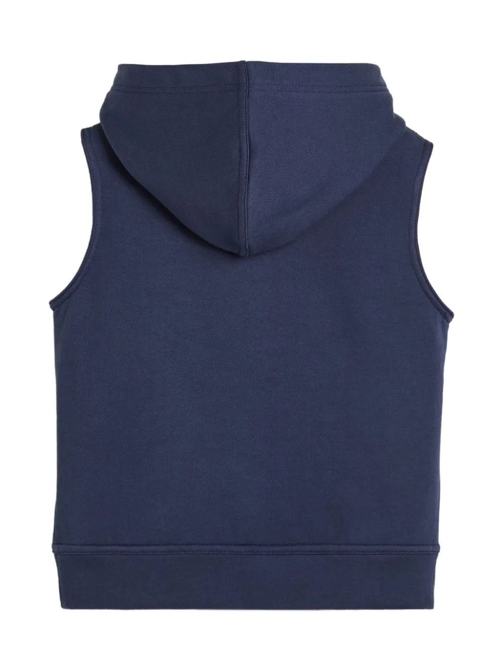 Brunello Cucinelli Kids Vest met capuchon en rits - Blauw