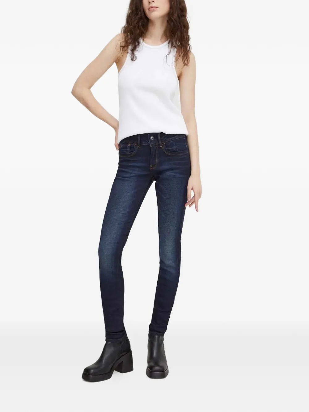 G-Star RAW Jeans met stiksel - Blauw