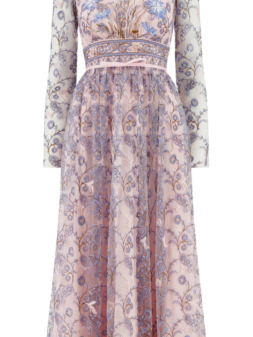 Giambattista Valli Jurk met paisley-print - Roze