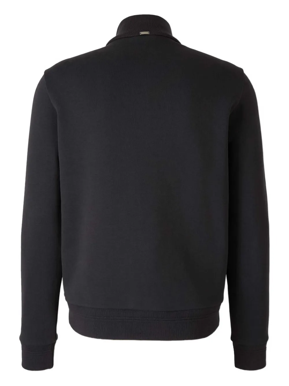 Herno Geribbeld jack met hoge hals - Blauw