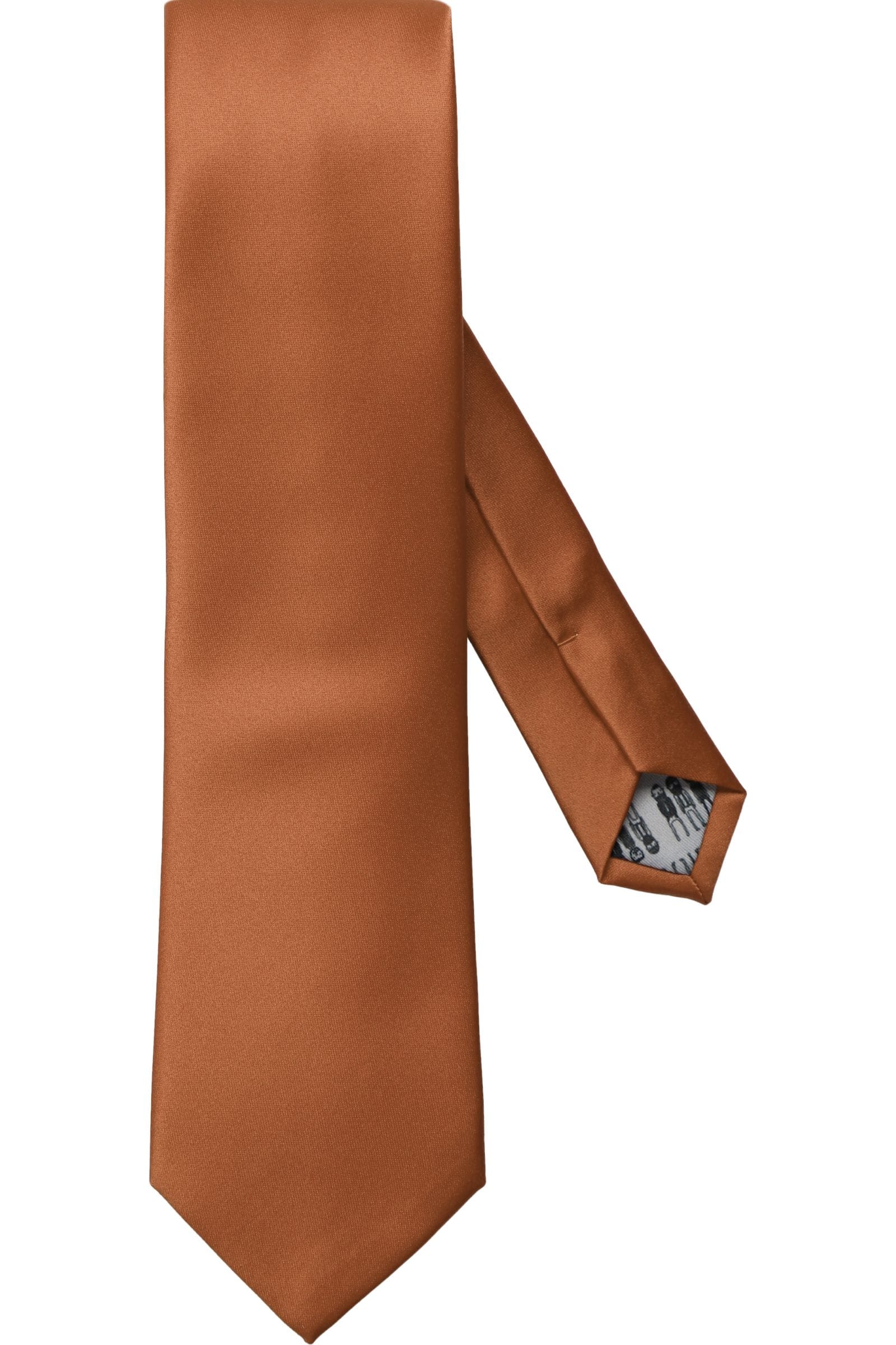 Real Guys Stropdas cognac, Effen