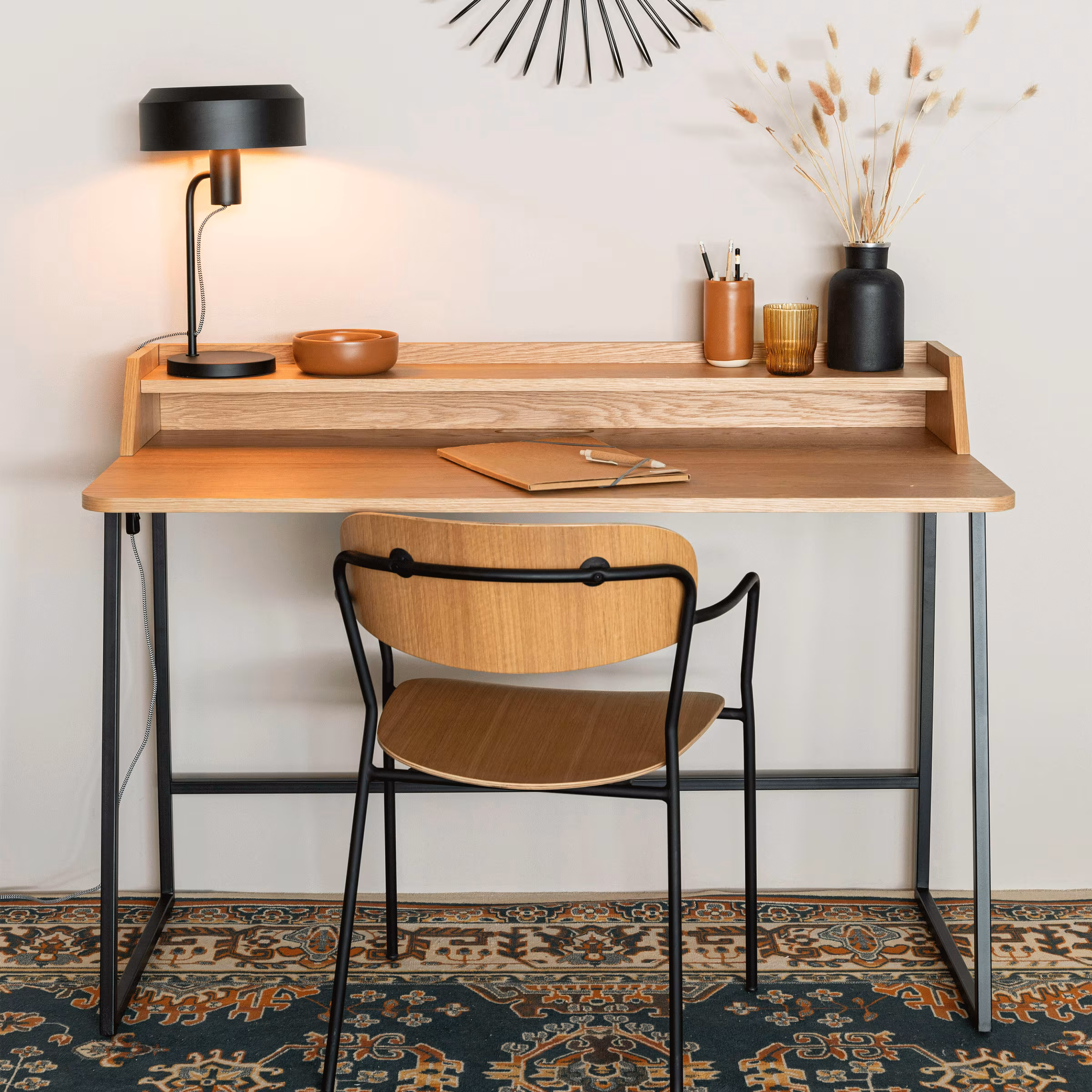 ZILT Bureau 'Kamo' Eikenhout, kleur Naturel