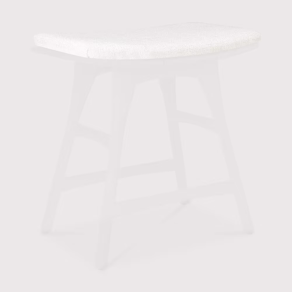 Ethnicraft Zitkussen 'Osso' t.b.v. kruk Osso, kleur Off White