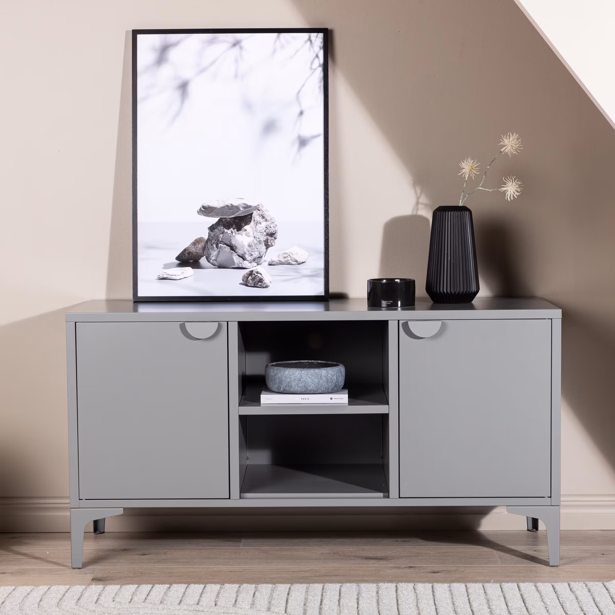 Nohr TV-meubel 'Danyella' 120cm, kleur Lichtgrijs