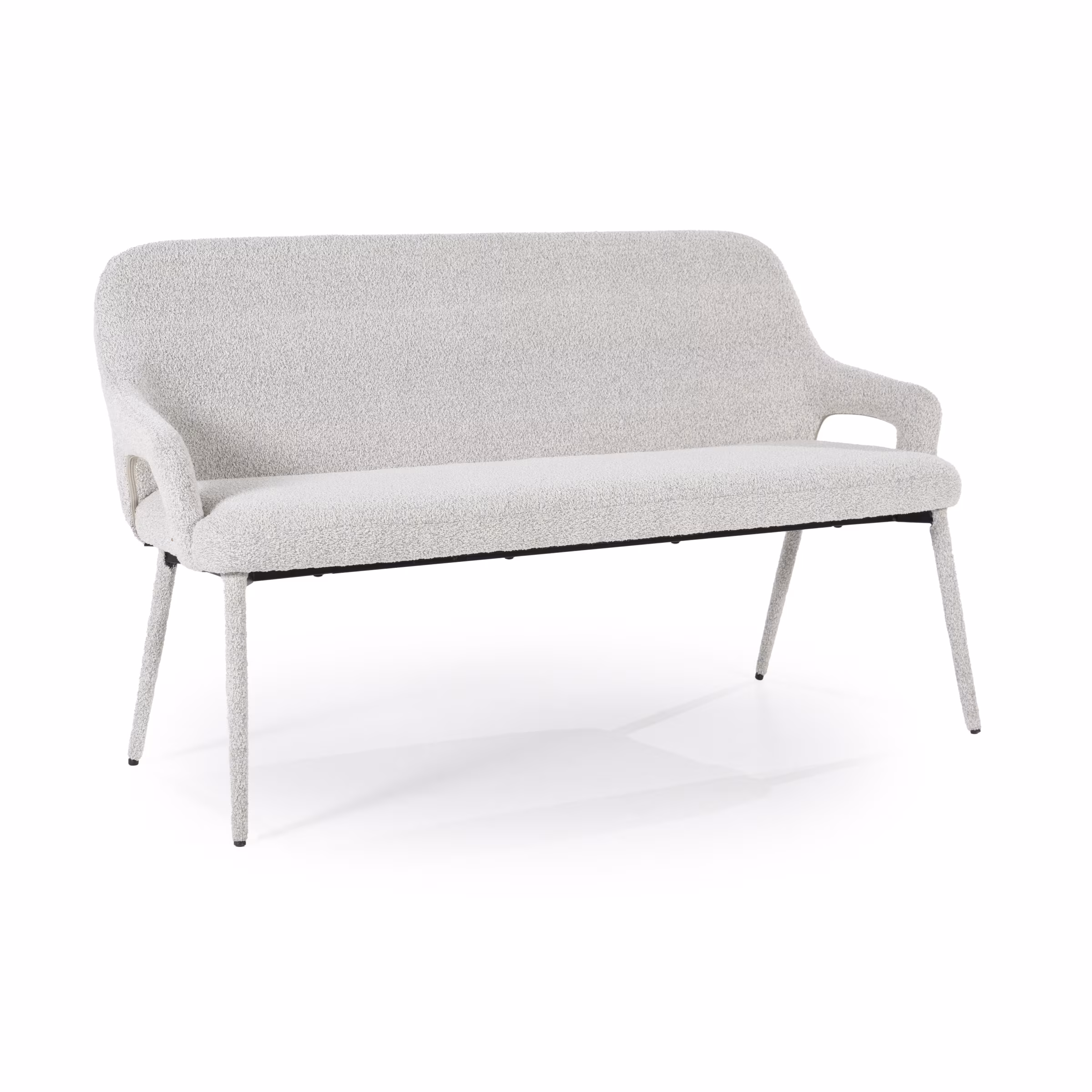 By-Boo Eetkamerbank 'Fika' Bouclé, kleur Beige