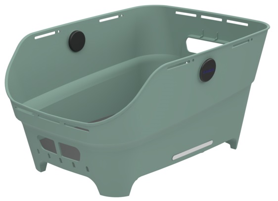 Basil Fietsmand cento neo wsl achter 46 x 23 x 14 cm - groen