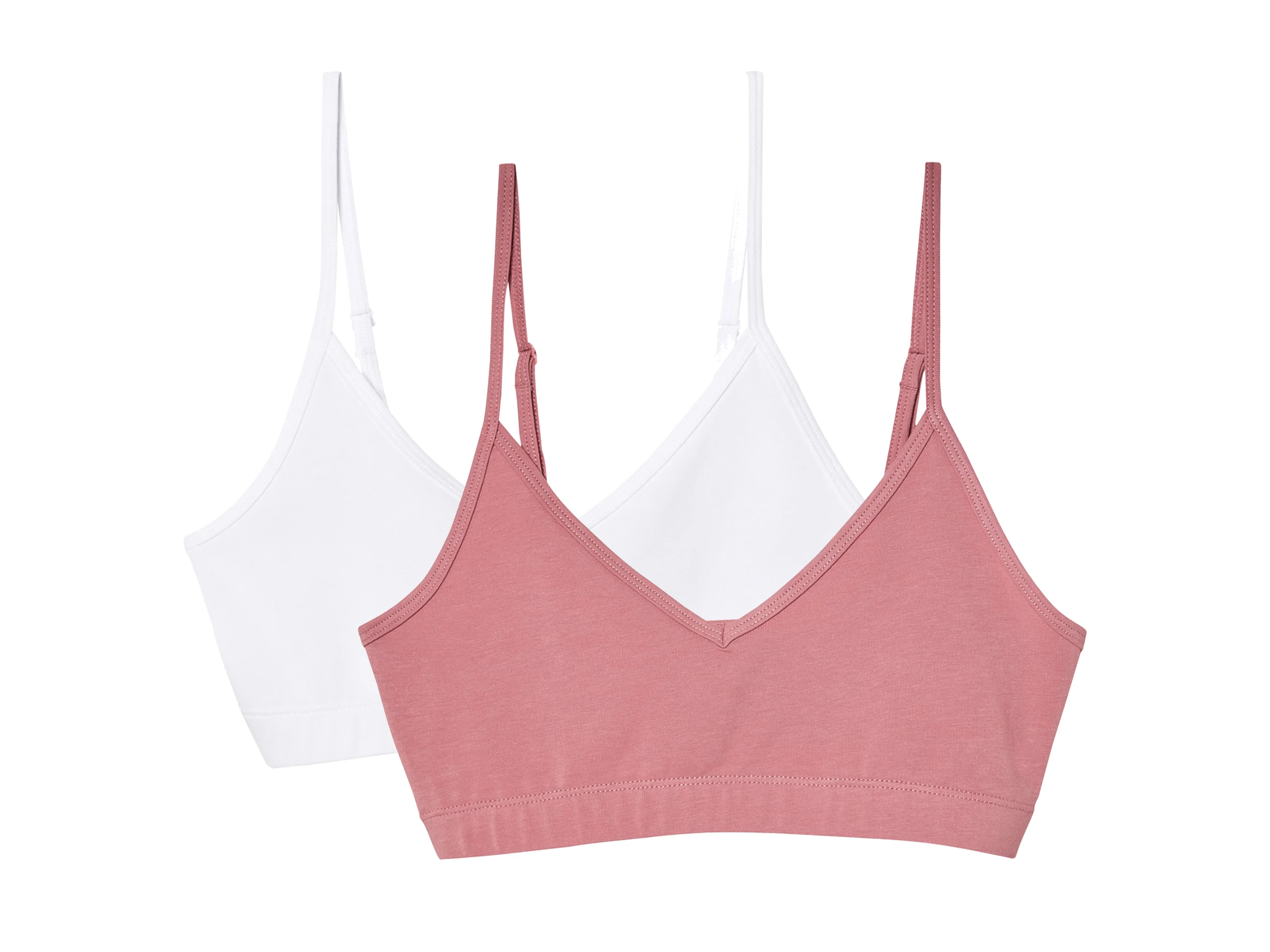 esmara Meisjes BH (Wit/lichtroze, 134/140)