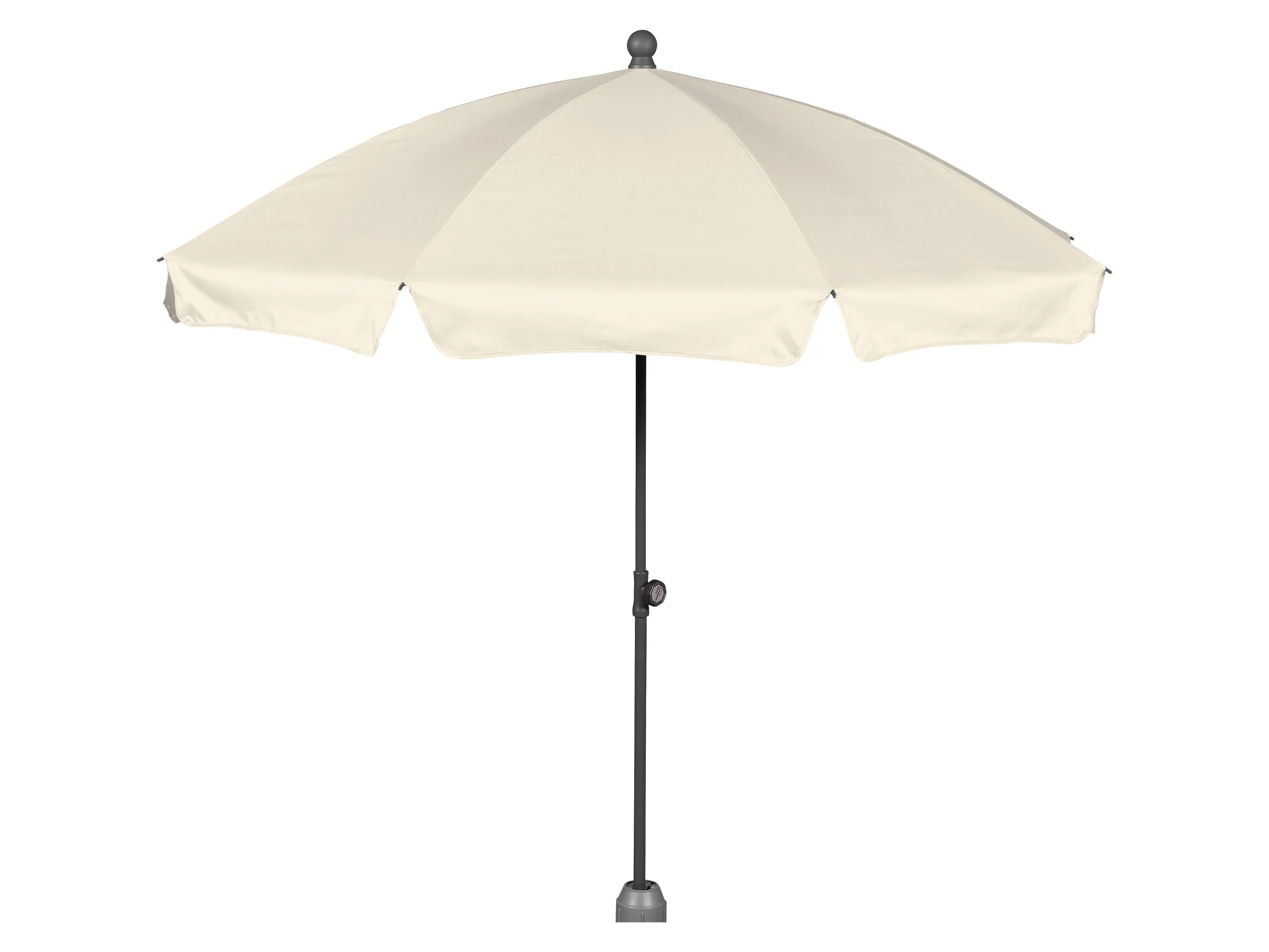 LIVARNO home Parasol Ø 180 cm (Naturel)
