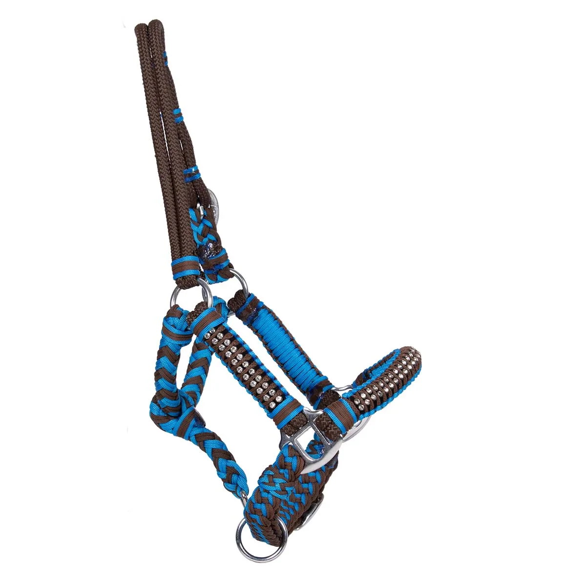 Pagony Deluxe Touwhalster blauw maat:shetl