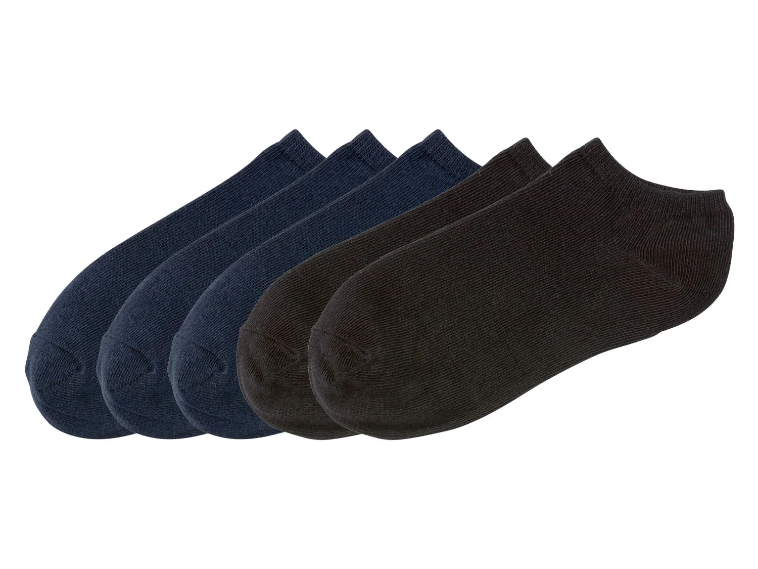 pepperts! 5 paar jongens sneakersokken (Donkerblauw/zwart, 31/34)