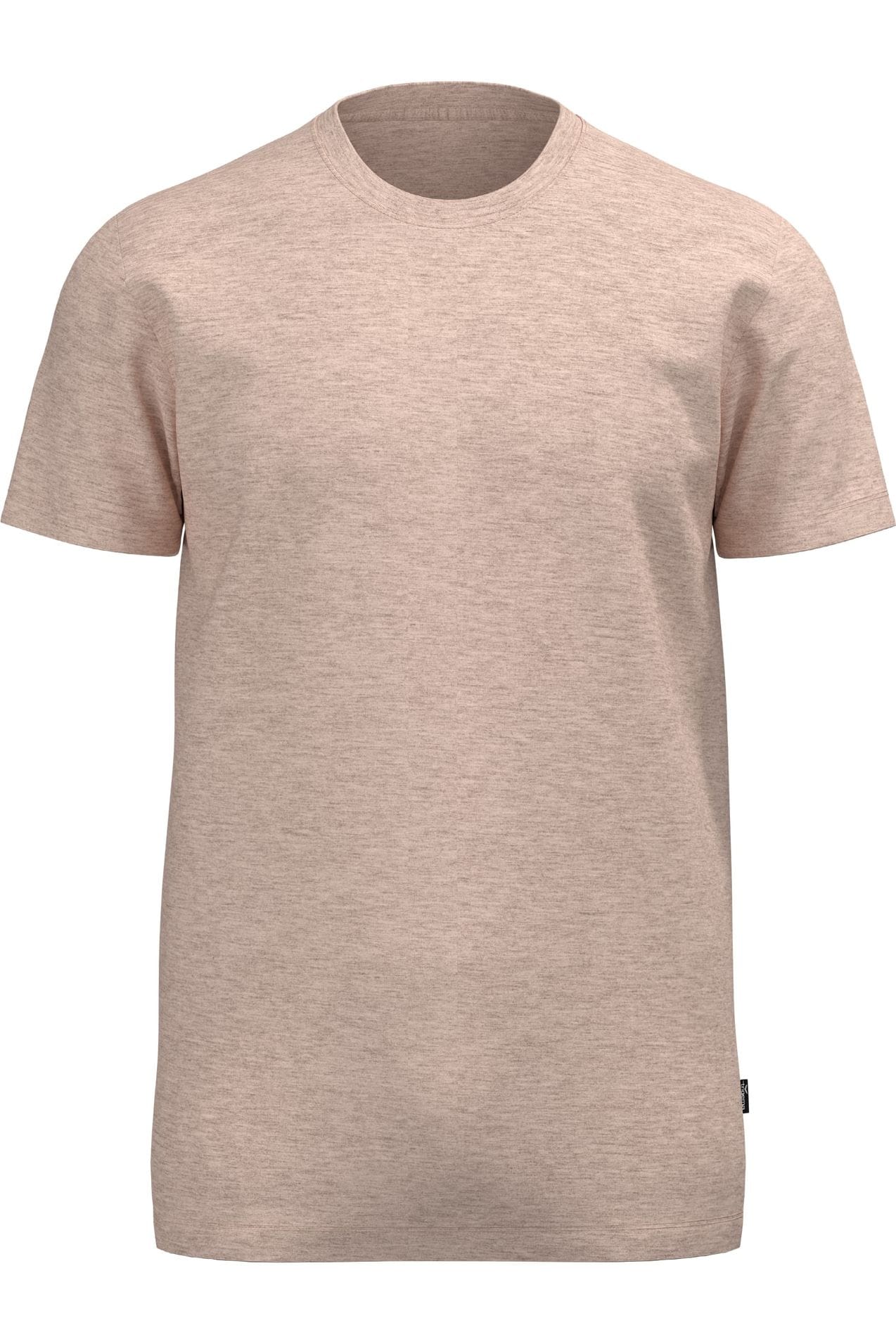 TRIGEMA T-Shirt ronde hals beige, Effen