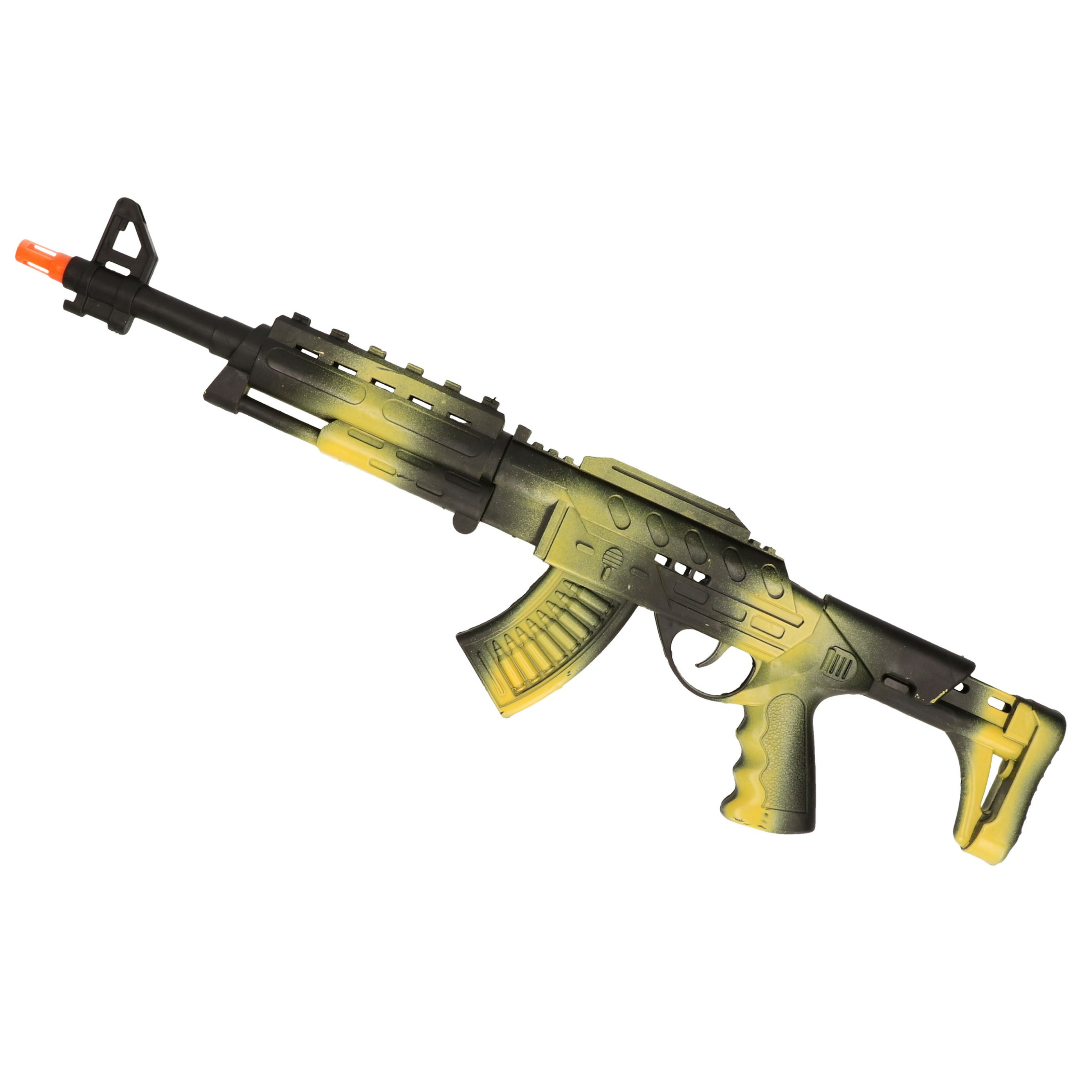 Toi-Toys Geweer - militairen speelgoed - met geluid - camouflage - 67 cm