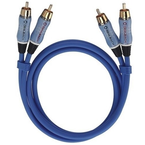 Oehlbach: BEAT! Stereo RCA Kabel 2,0m - Blauw