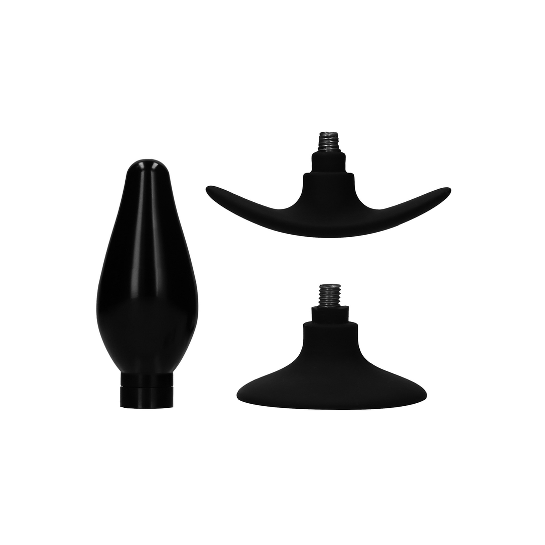 Ouch! by Shots Verwisselbare Buttplug Set - Rond - Medium
