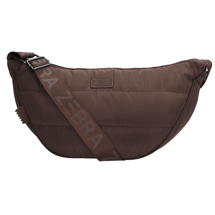 Zebra Trends Puffer Moon Bag Schoudertas Elske Donker Bruin