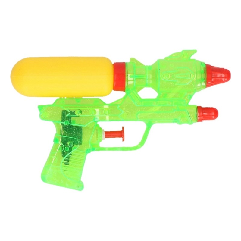 JohnToys Waterpistool - groen - 18 cm - water speelgoed
