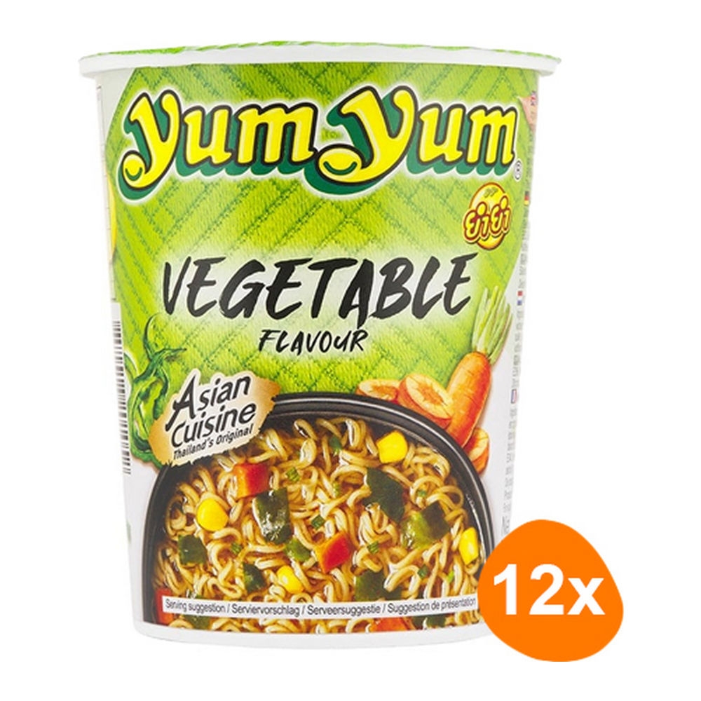 Yum Yum - Instant Noedels Groente - 30 x 60 gram