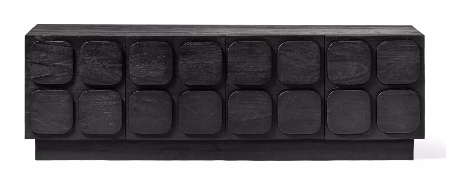 Jesper Home TV-meubel 'Sirkka' Mindihout, 175cm, kleur Zwart