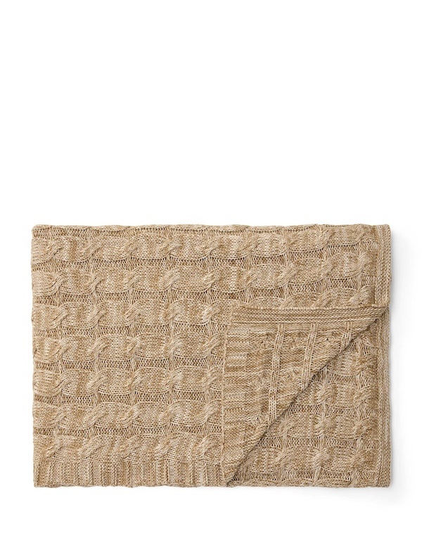 Marc O'Polo Ainaa plaid Oak beige 150x200