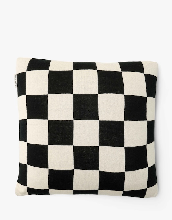 Marc O'Polo Rykki sierkussen Black 50x50