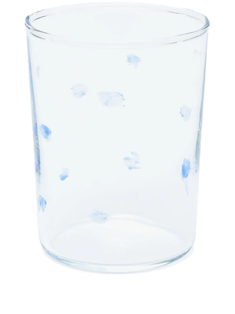 NIKO JUNE lot de quatre verres à pois Soft Serve - Blanc