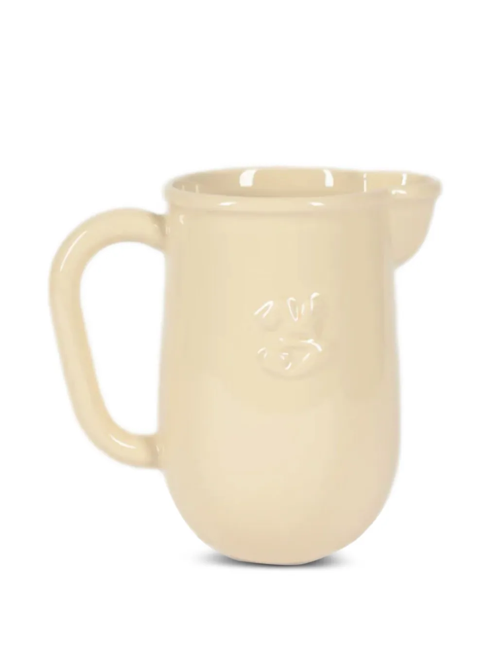 NIKO JUNE carafe en céramique Kantine à design embossé - Tons neutres