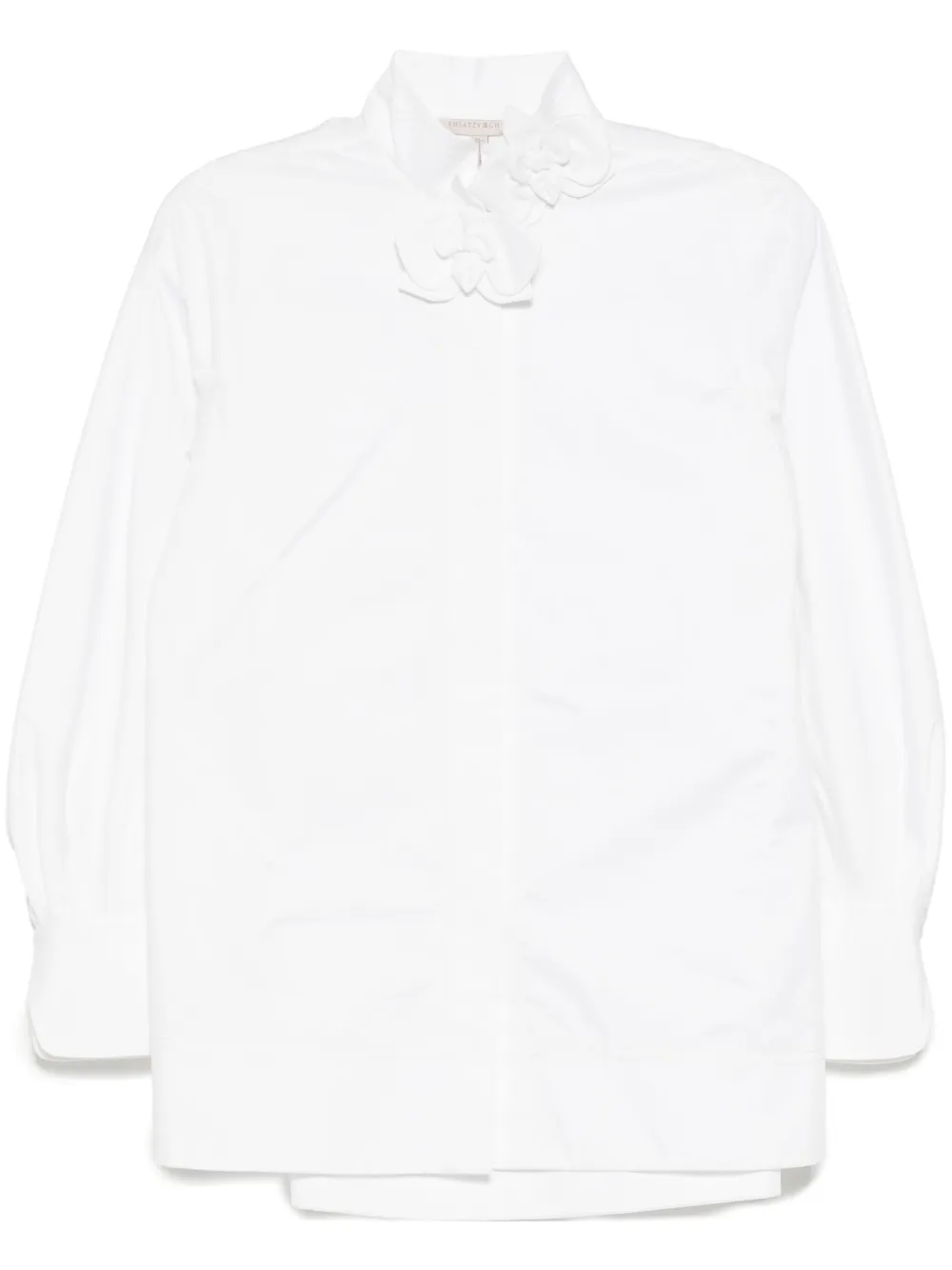 SHIATZY CHEN chemise à fleurs - Blanc