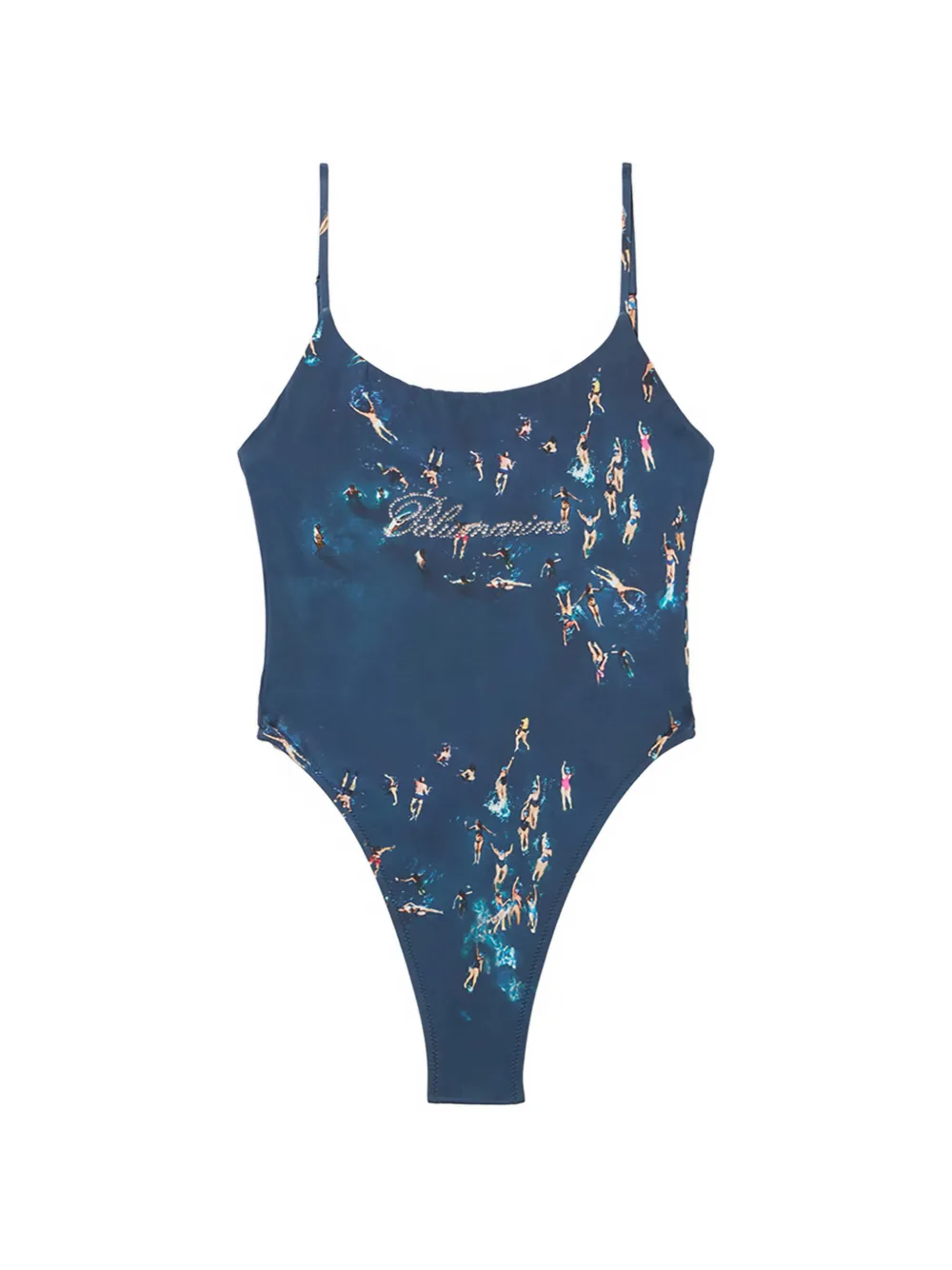 Blumarine maillot de bain imprimé - Bleu