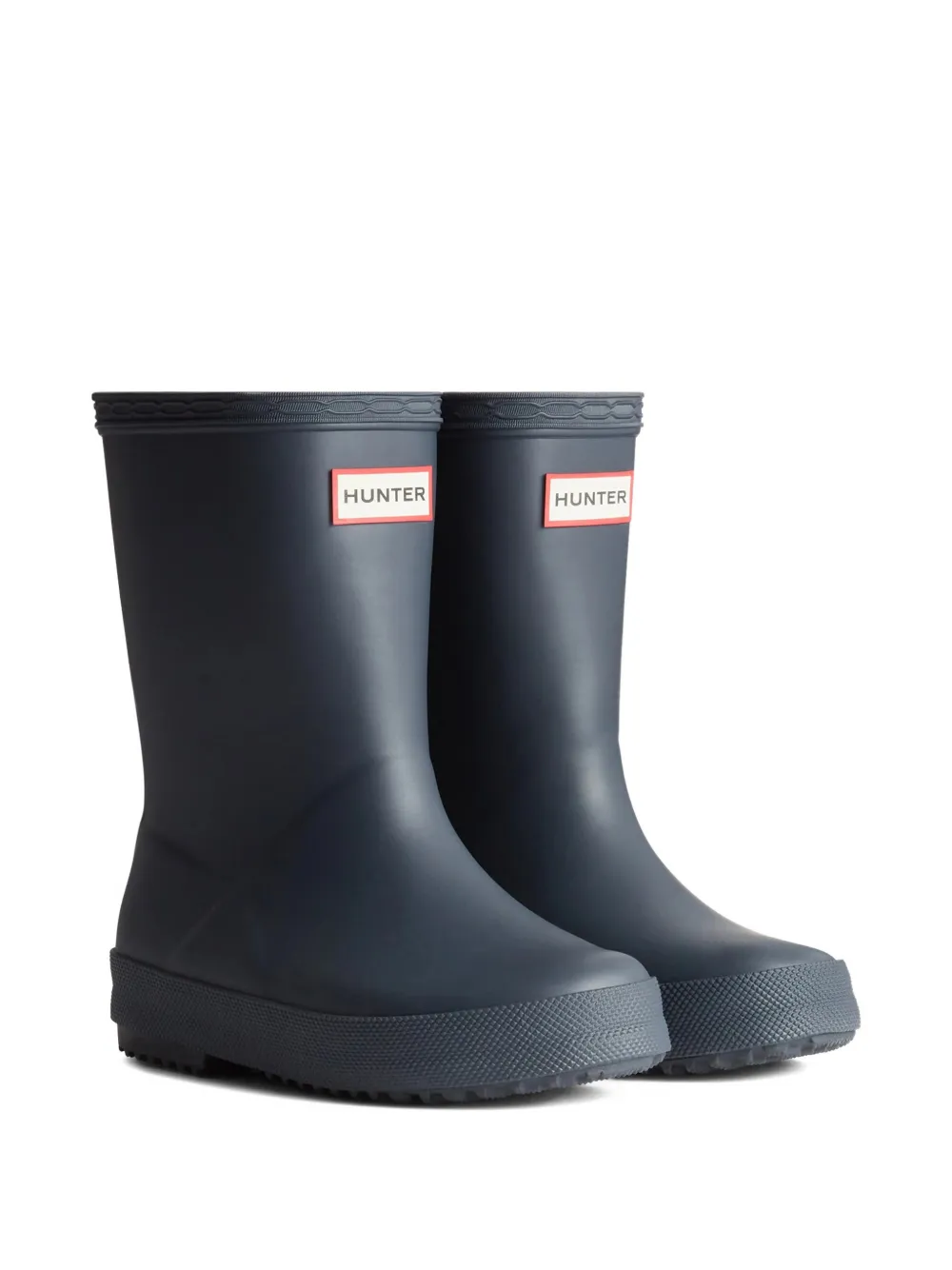Hunter Kids bottines texturées - Bleu