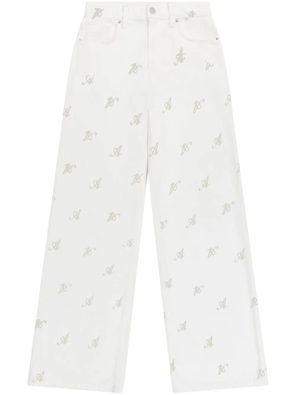 Axel Arigato jean 10 Years à coupe ample - Blanc