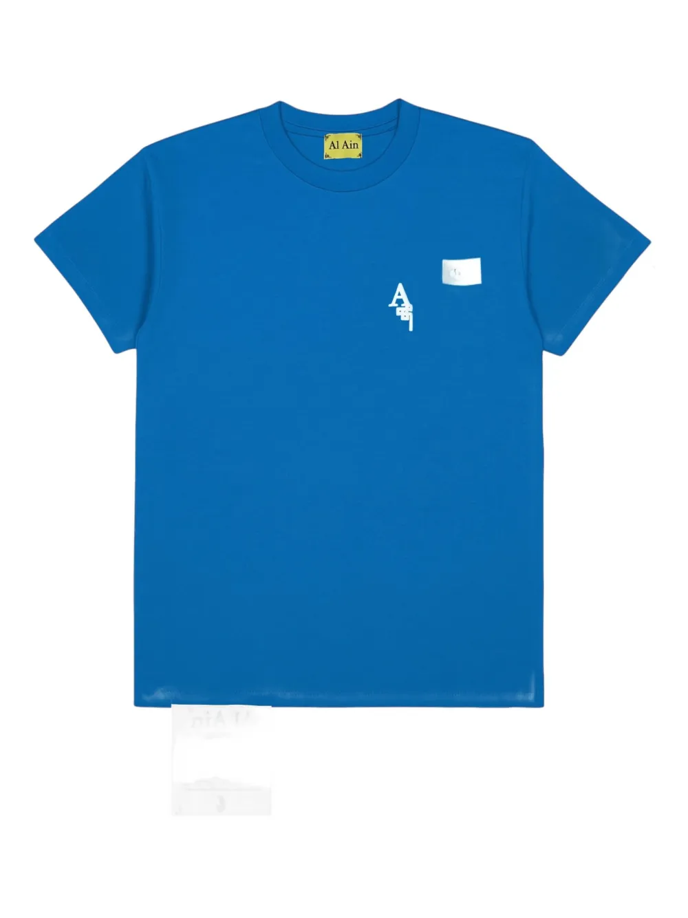 AL AIN t-shirt en coton à imprimé graphique - Bleu