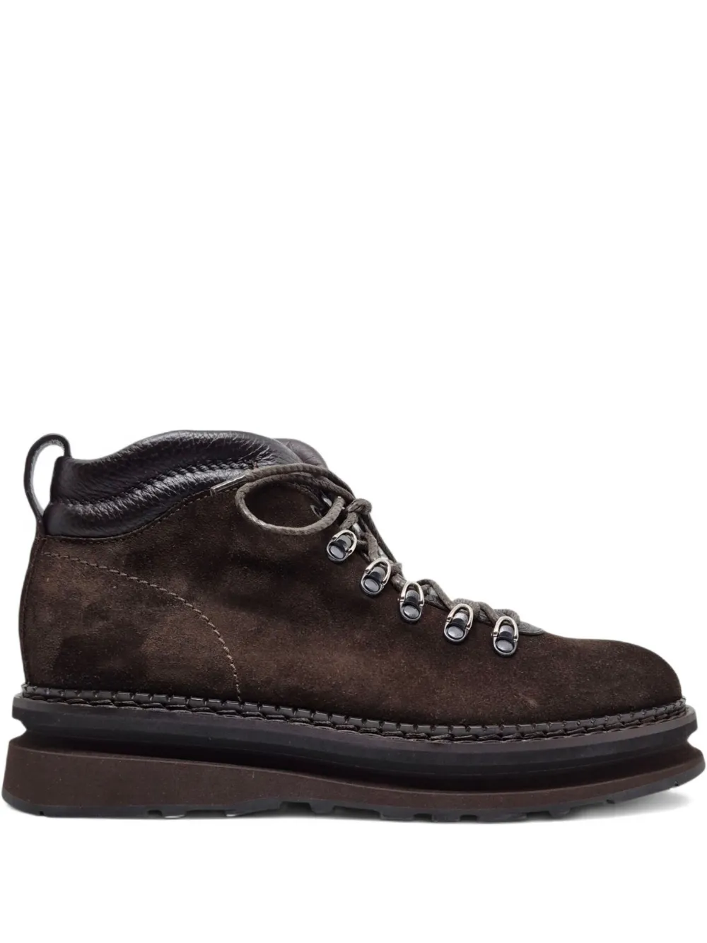 Barrett bottines en daim à lacets - Marron