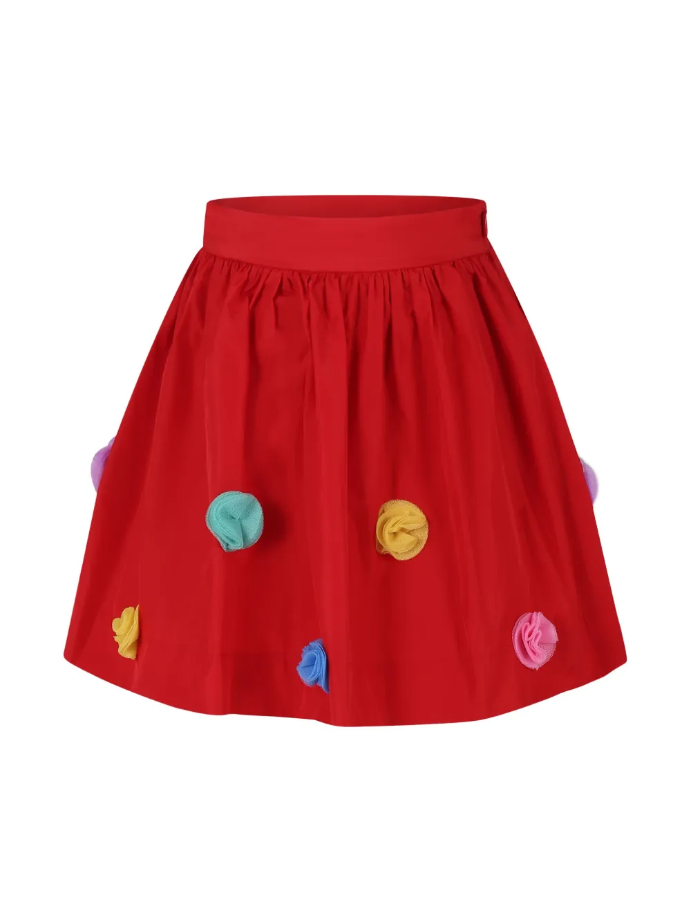 Stella McCartney Kids jupe Pom Pom en tulle - Rouge
