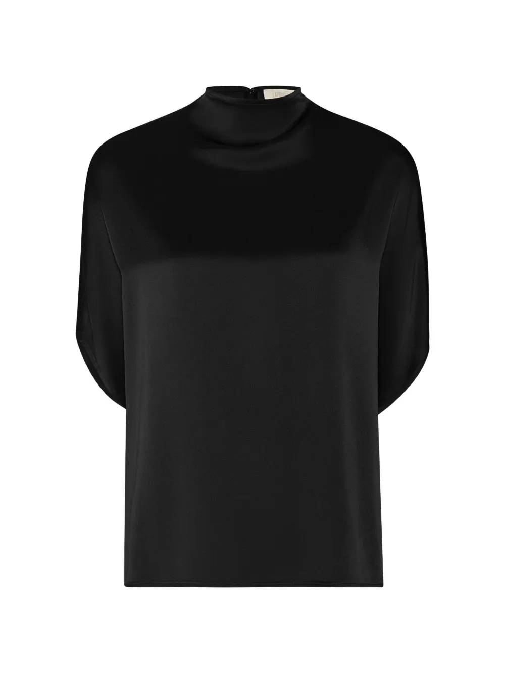 LAPOINTE blouse à col montant - Noir