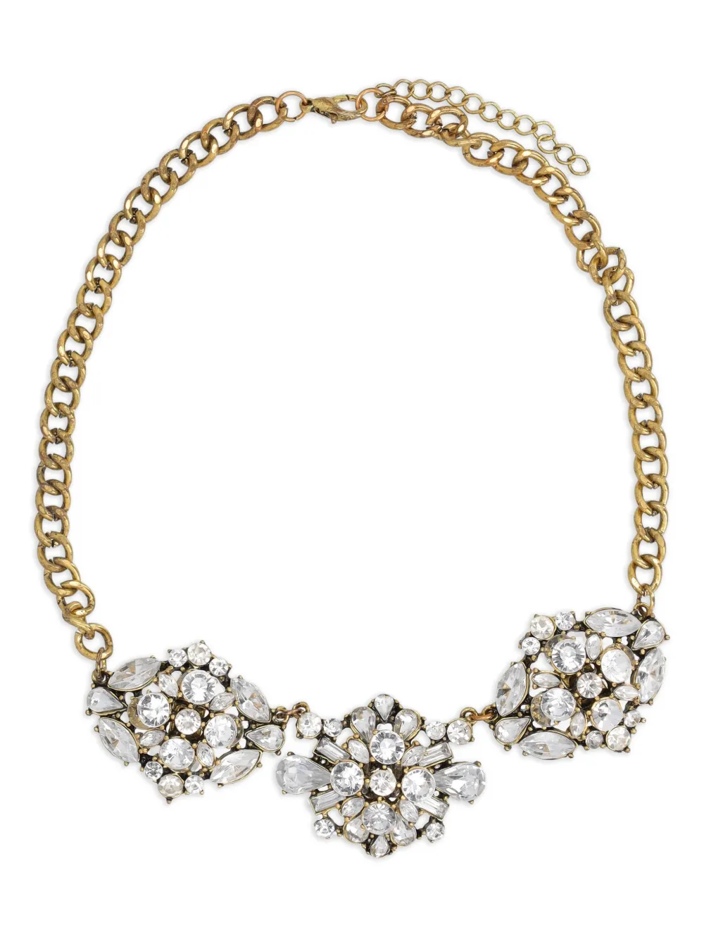 Vintage collier à ornements en cristal pre-owned