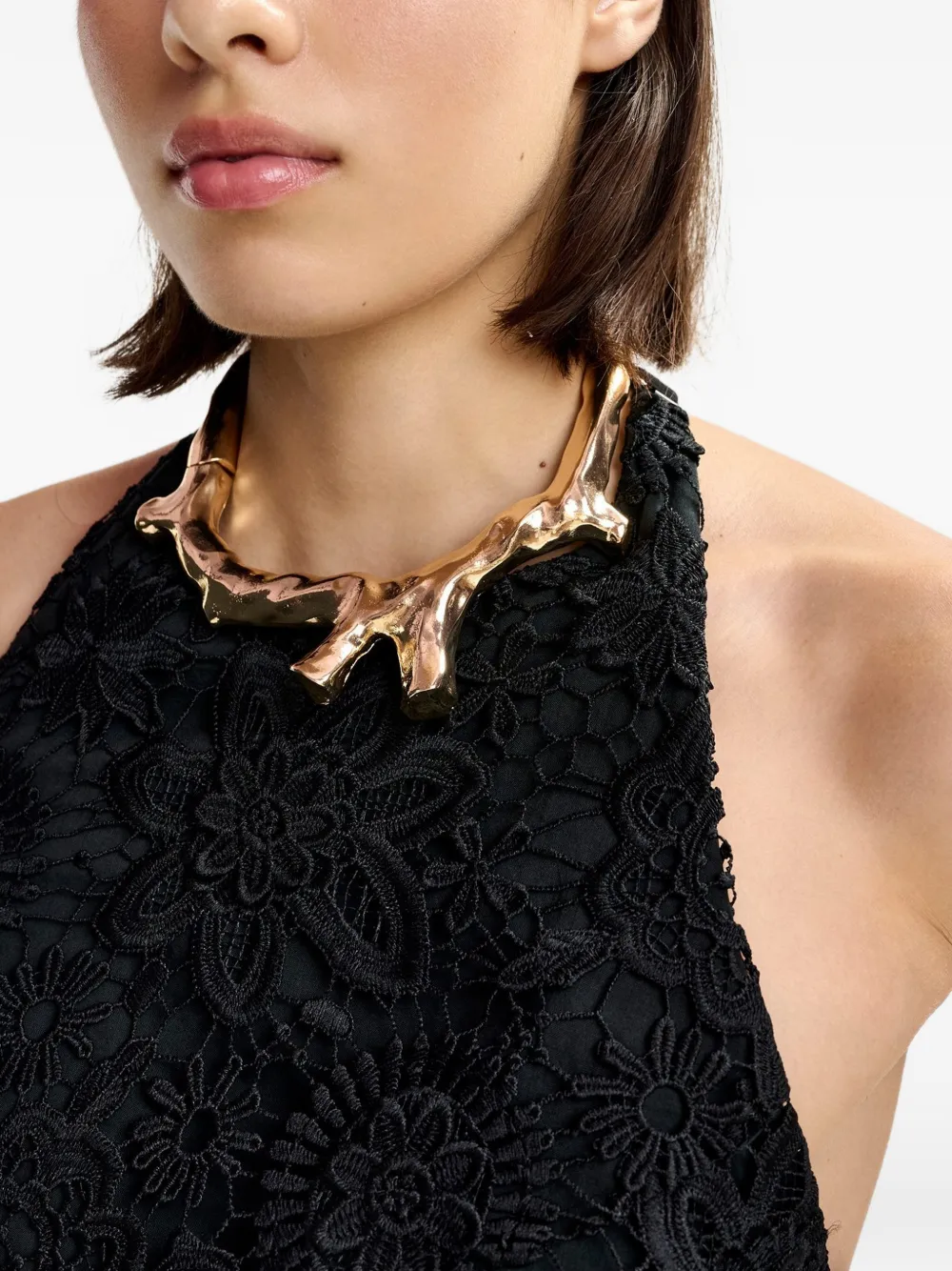 Essentiel Antwerp collier à design sculpté - Or