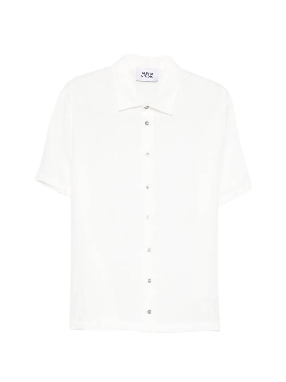 ALPHA STUDIO chemise boutonnée à manches courtes - Blanc