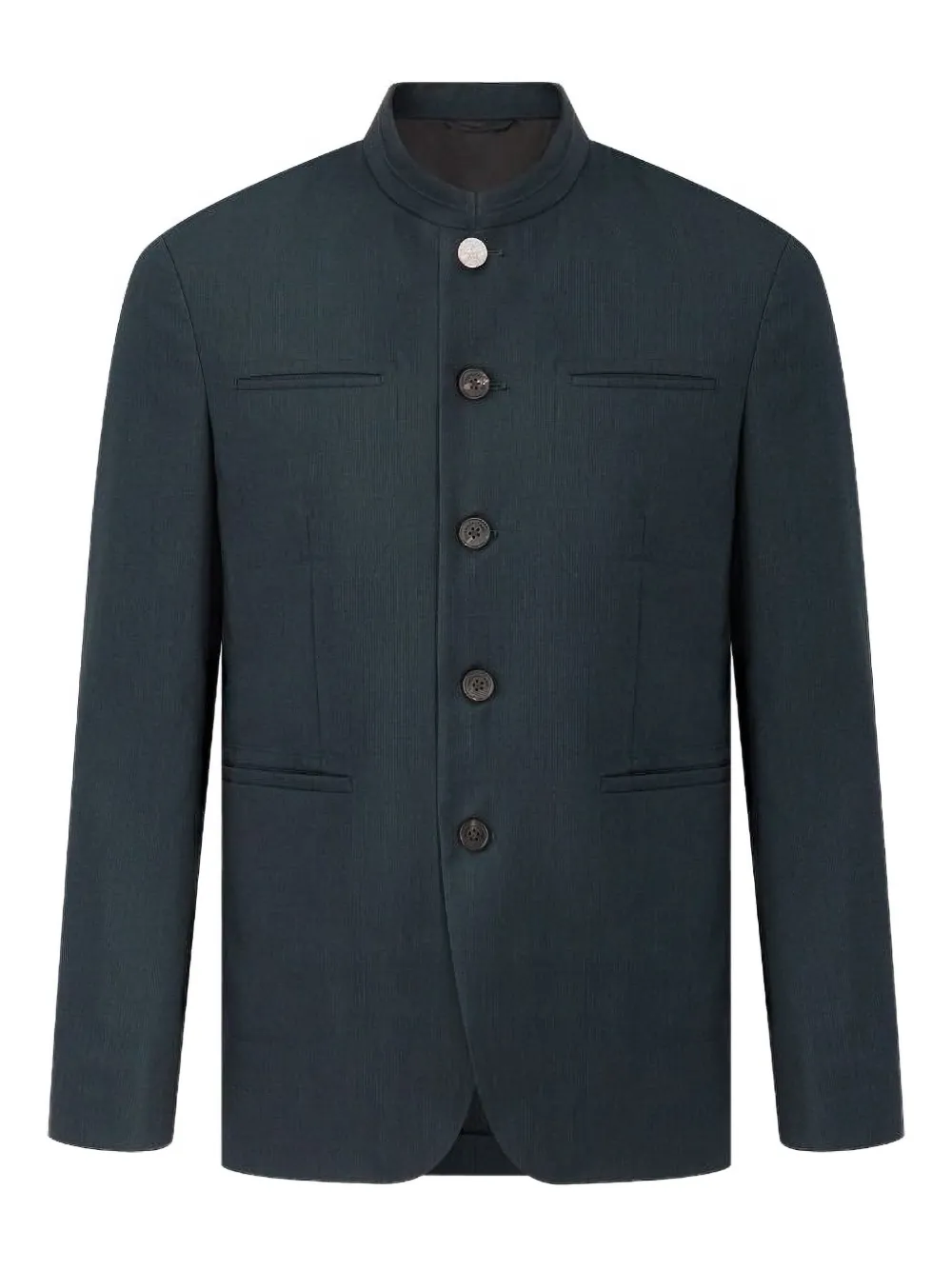 Shanghai Tang blazer en laine à cinq boutons - Vert