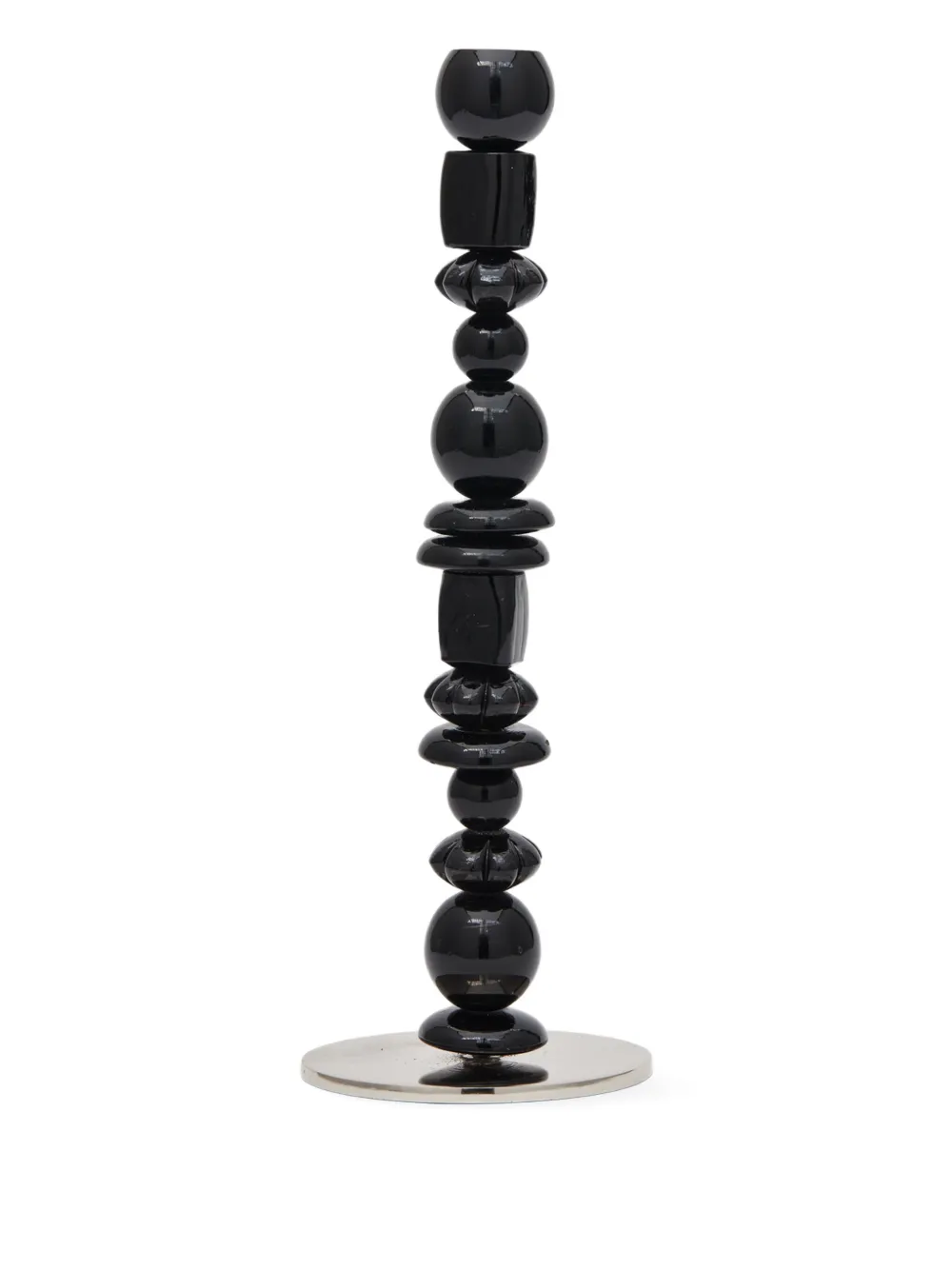 POLSPOTTEN porte-bougies Beads (34 cm x 12 cm) - Noir