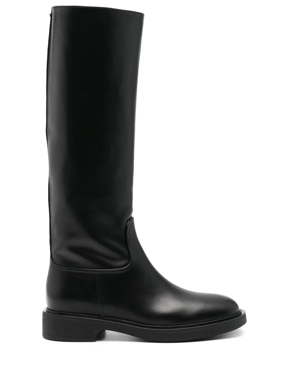 Gianvito Rossi bottes en cuir - Noir