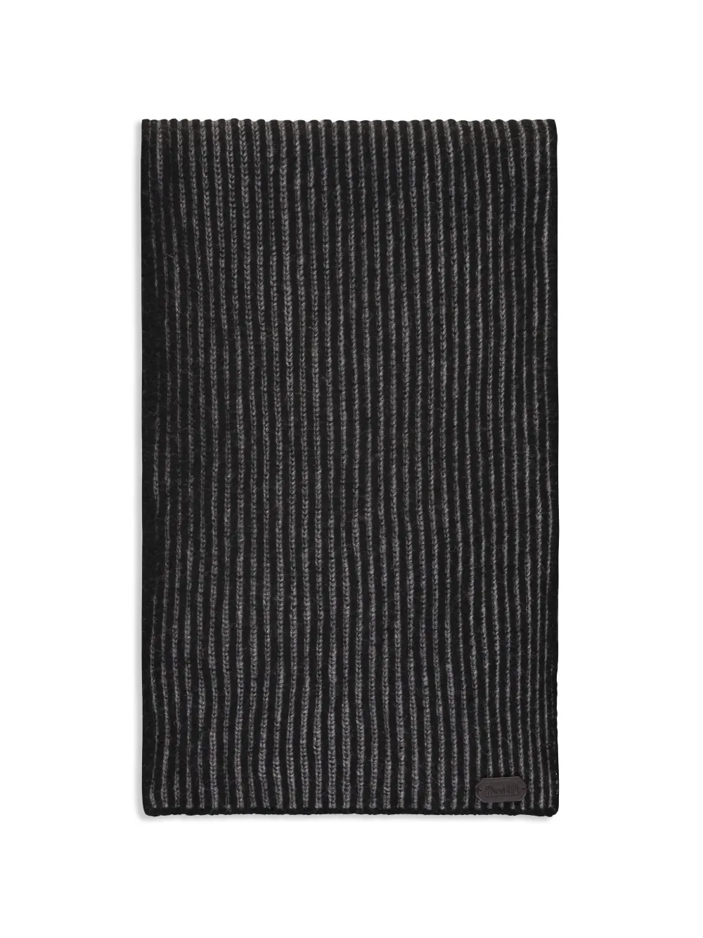 Moorer écharpe à rayures - Gris