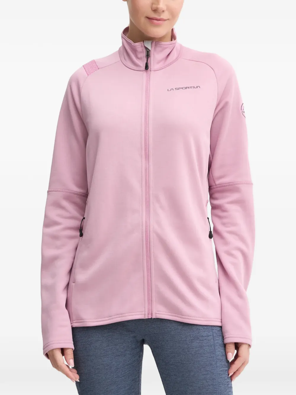 La Sportiva sweat Elements à fermeture zippée - Rose