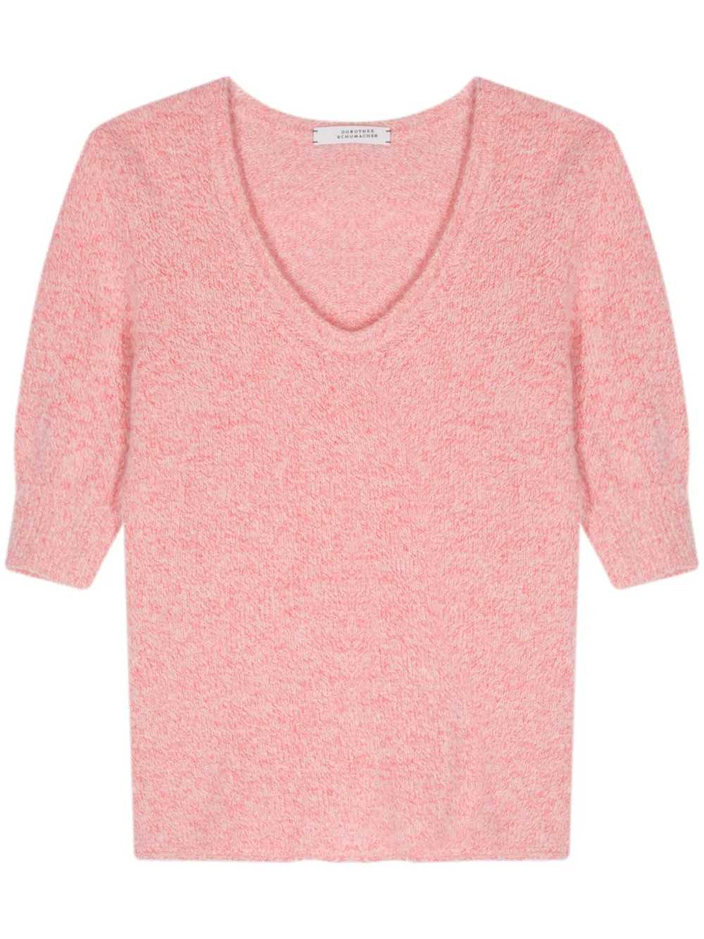 Dorothee Schumacher haut en maille ajourée - Rose