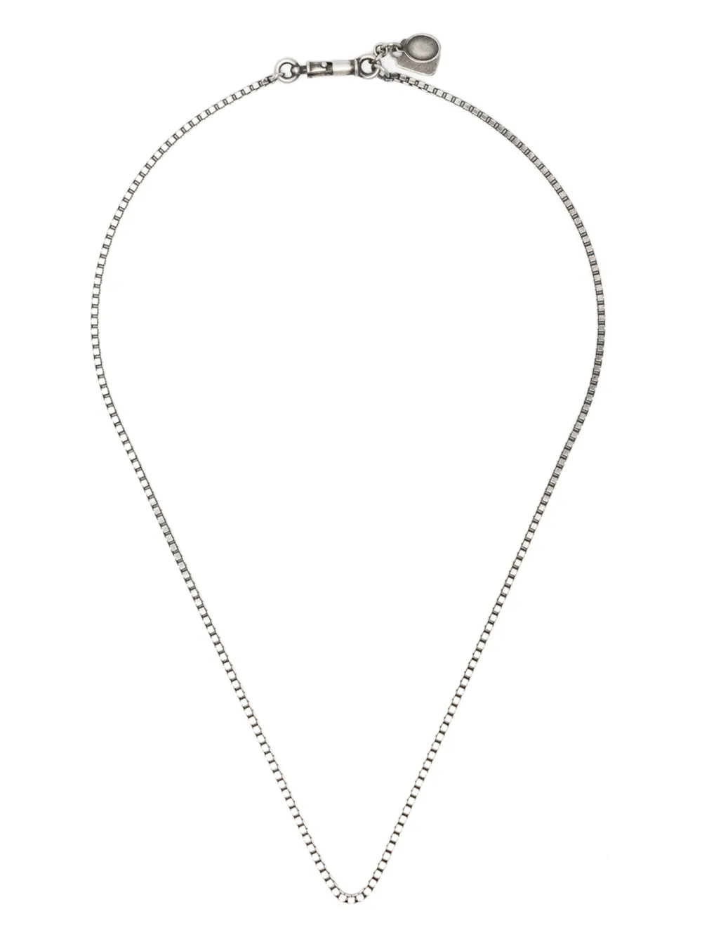 WERKSTATT:MÜNCHEN collier Symbol Two Tags - Argent