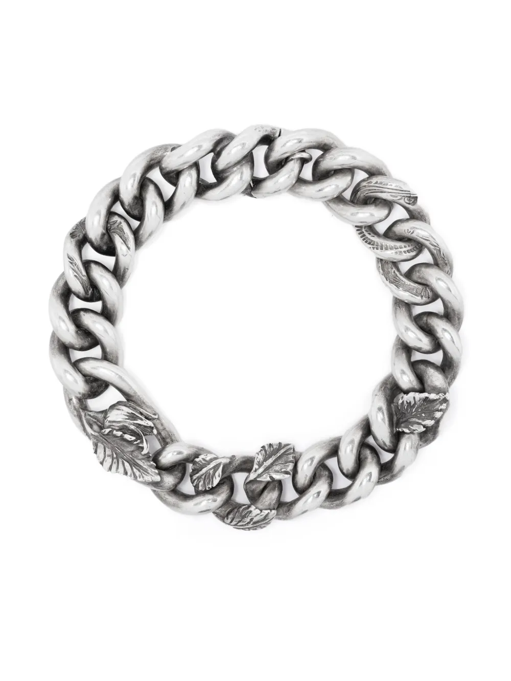 WERKSTATT:MÜNCHEN bracelet à boutons de rose - Argent