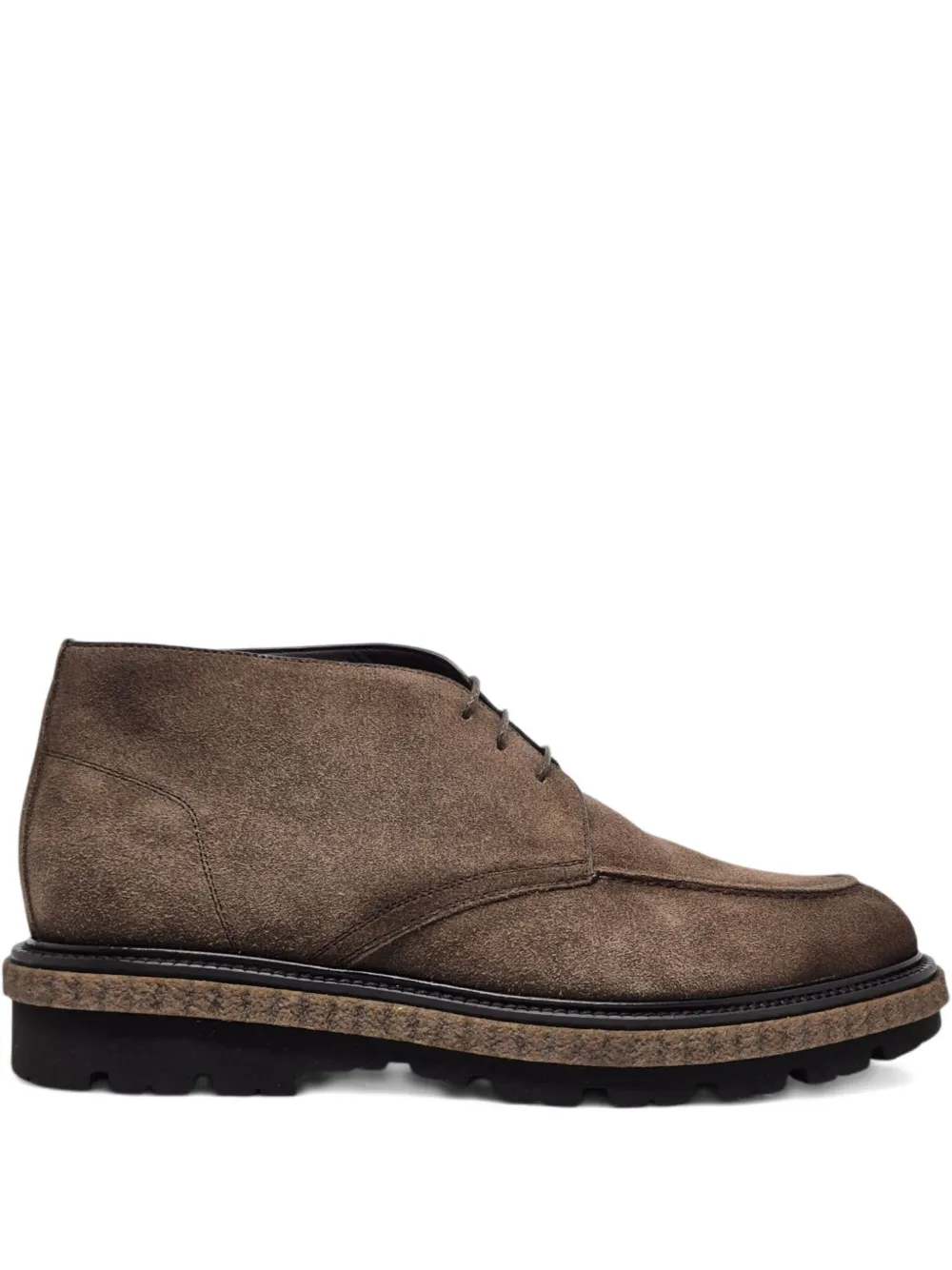 Barrett bottes en daim à lacets - Marron