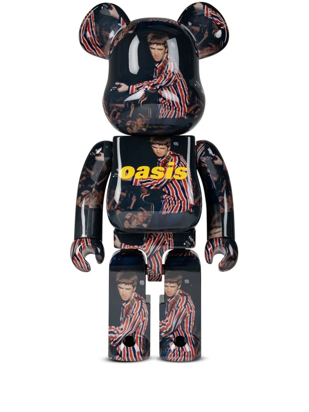 MEDICOM TOY x Oasis figurine BE@RBRICK Knebworth 1996 Noel Gallagher - Noir